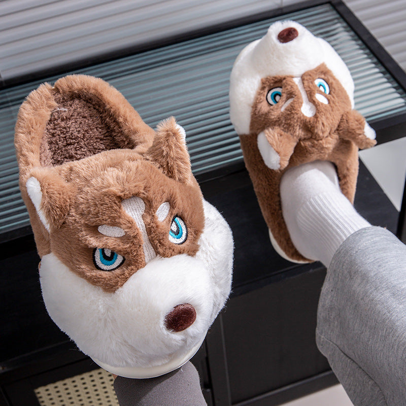Chaussons d’intérieur en forme de chien – Douceur, confort et style ludique
