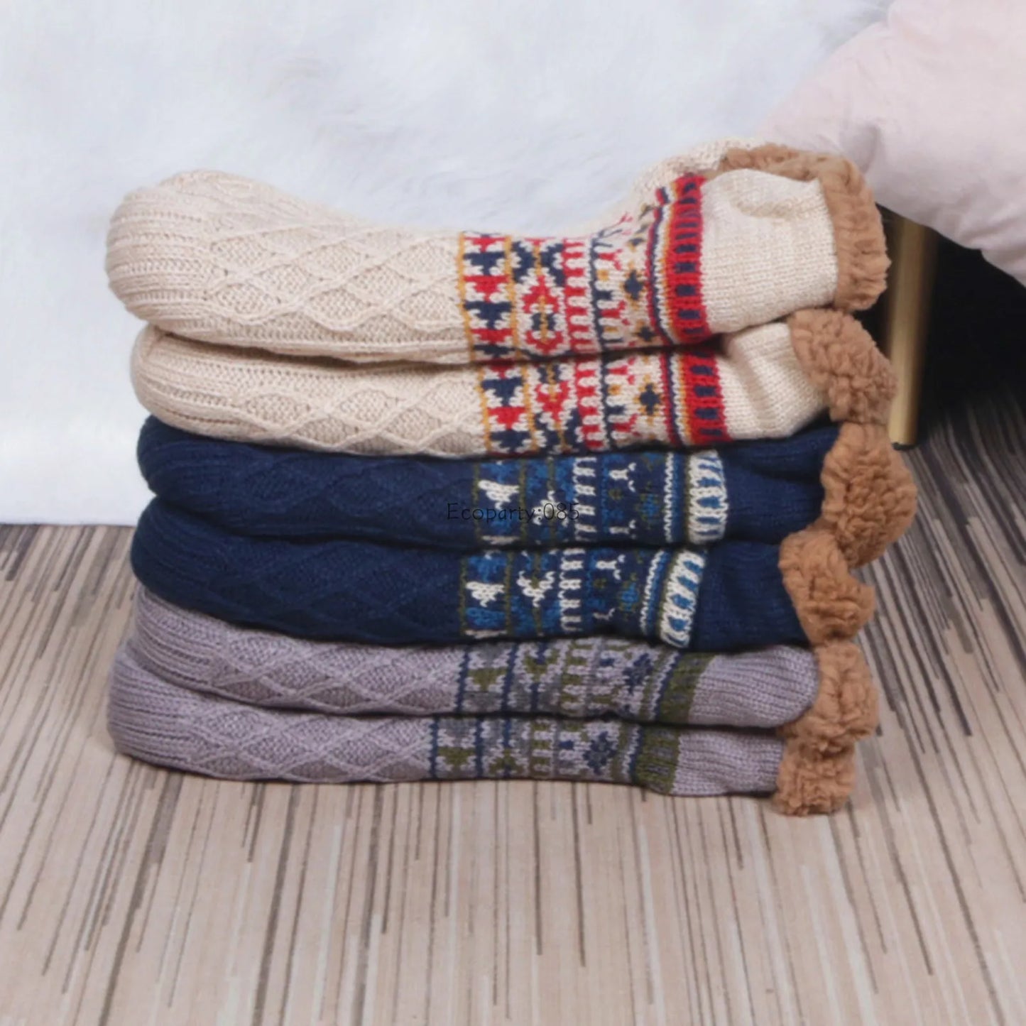 Chaussettes de sol chaudes pour hommes et femmes