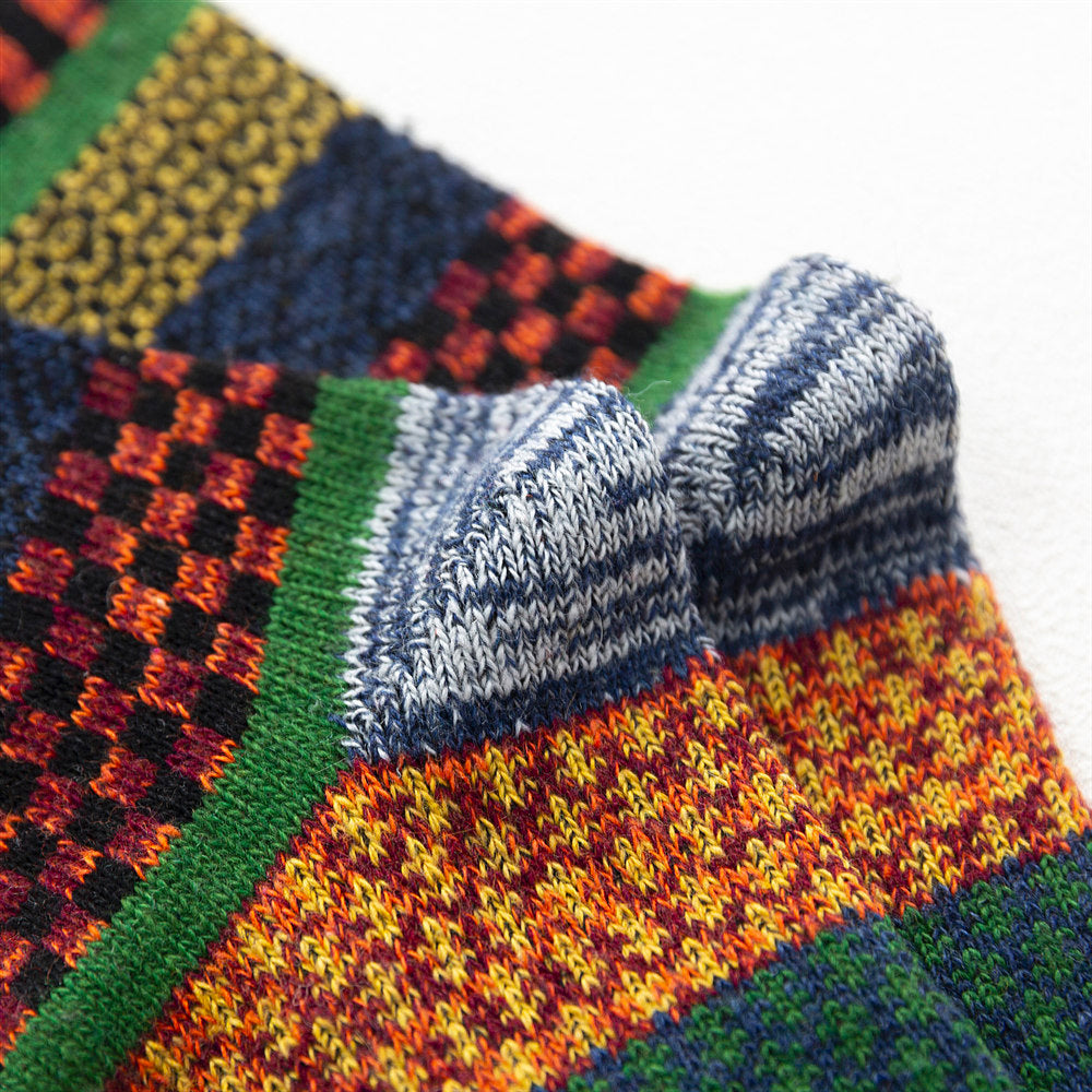 Chaussettes épaisses en laine de mouton pour hommes - Lot de 5 paires