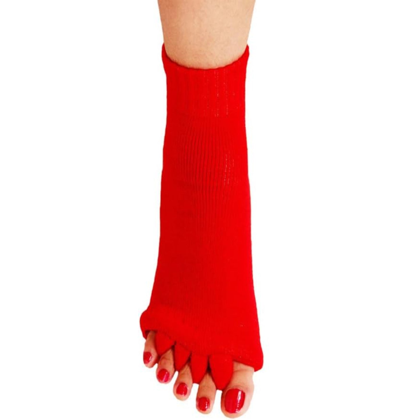 Chaussettes d'alignement des pieds avec séparateurs d'orteils, homme/femme