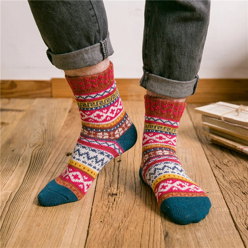 Chaussettes épaisses en laine et cachemire – Collection hiver 2024/2025