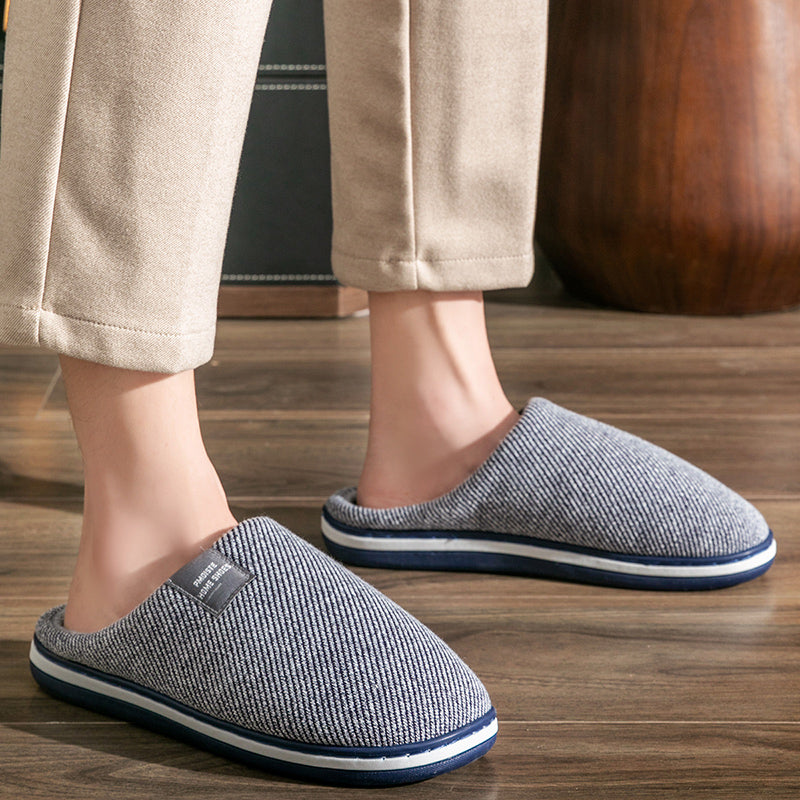 Pantoufles chaudes en coton pour hommes – Confort et style pour l’hiver 2024/2025