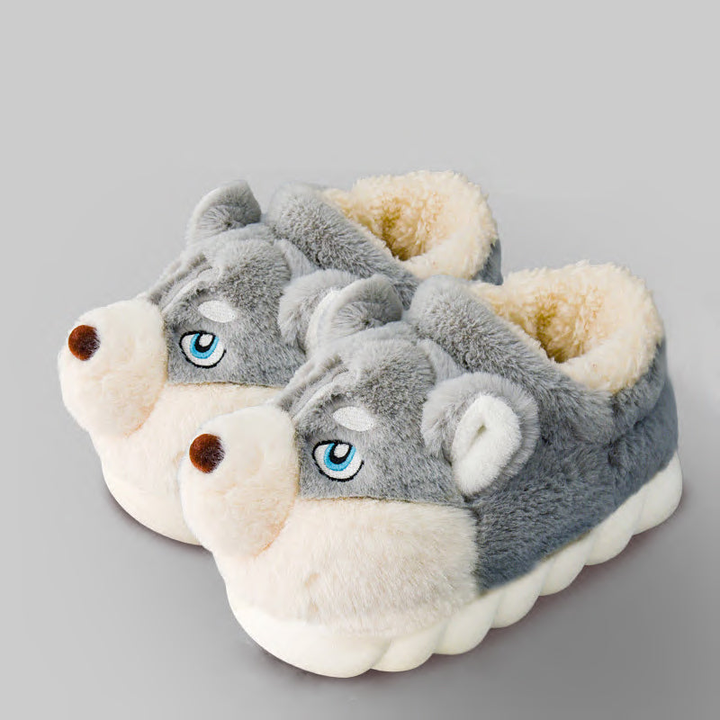 Chaussons d’intérieur en forme de chien – Douceur, confort et style ludique