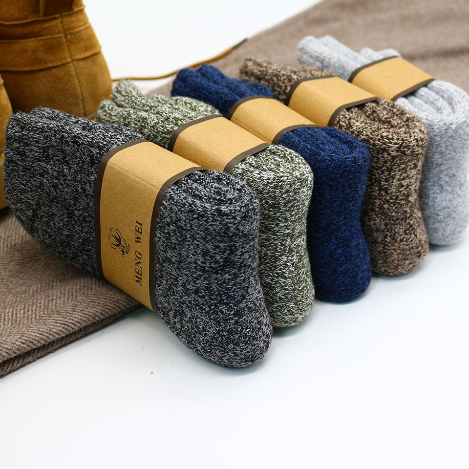 Chaussettes d’hiver en laine cachemire et mérinos - Lot de 3 paires