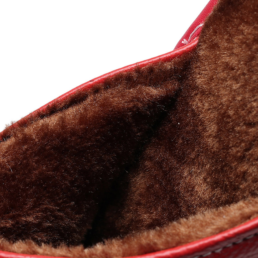 Fiche produit optimisée : Pantoufles de maison en cuir véritable – Collection Hiver 2024/2025