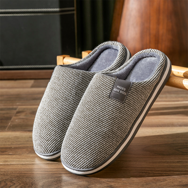 Pantoufles chaudes en coton pour hommes – Confort et style pour l’hiver 2024/2025