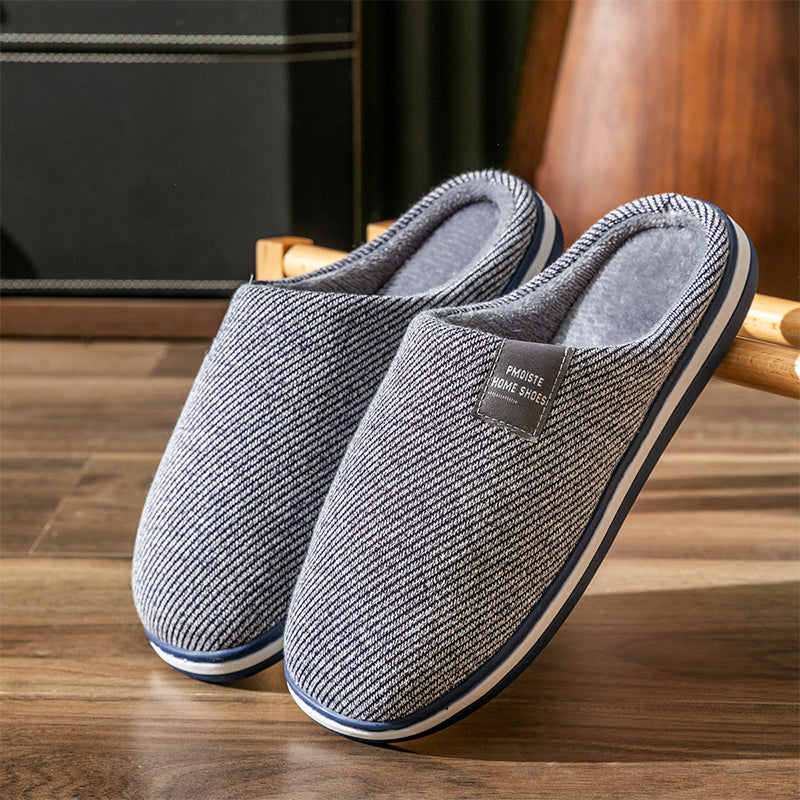 Pantoufles chaudes en coton pour hommes – Confort et style pour l’hiver 2024/2025