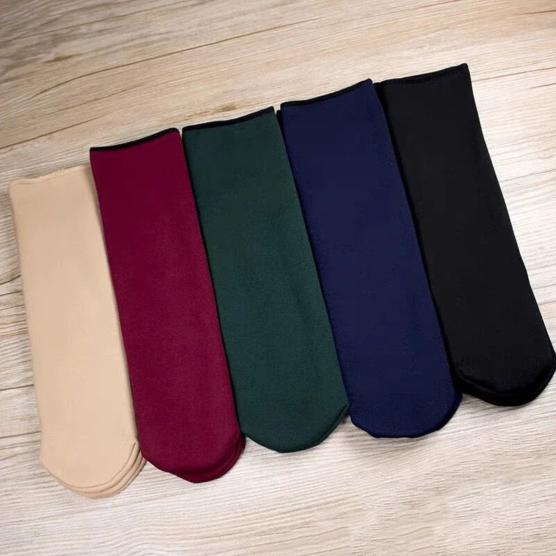 🧦 Chaussettes Thermiques Chaudes en Velours et Laine Épaisse - Collection Hiver 2024/2025