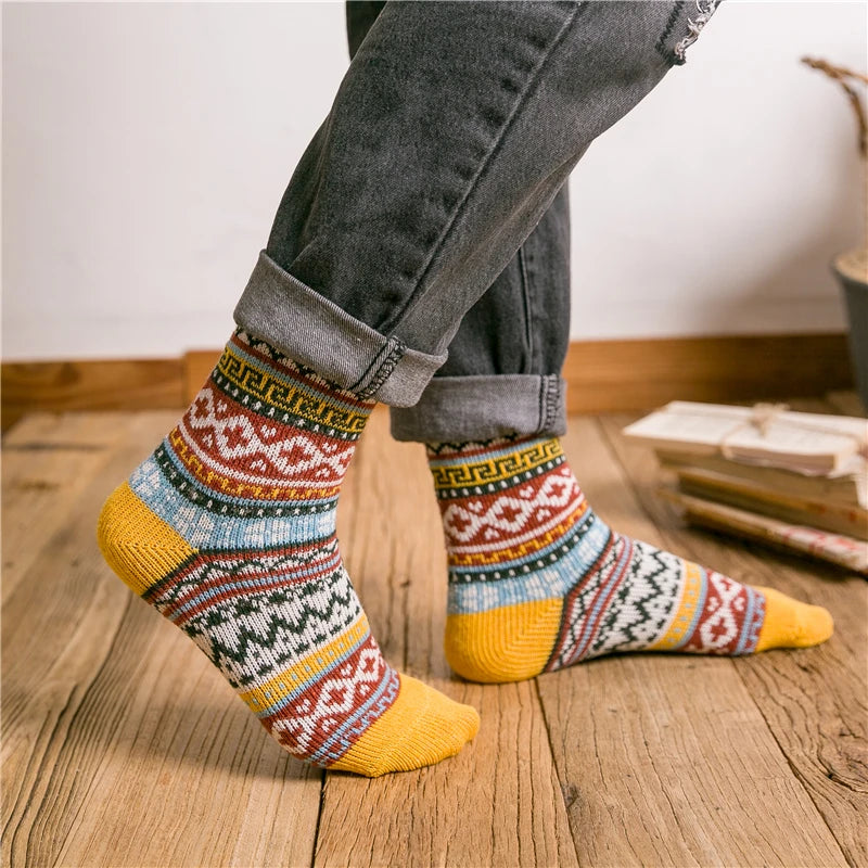 Chaussettes épaisses en laine et cachemire – Collection hiver 2024/2025