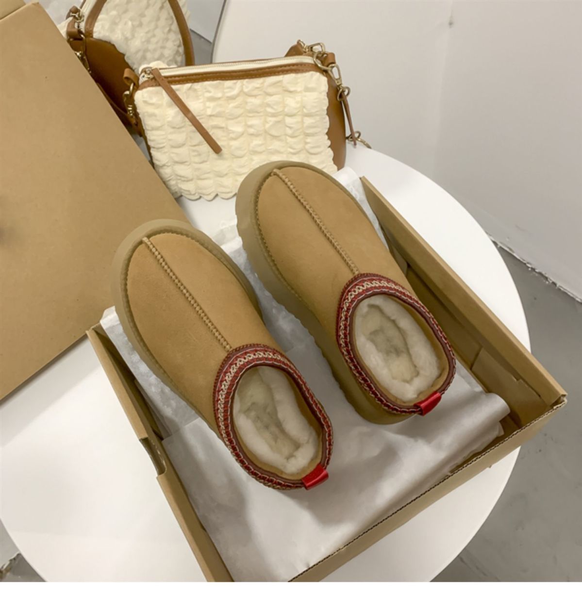 Bottes de neige en cachemire pour femme - Hiver 2024