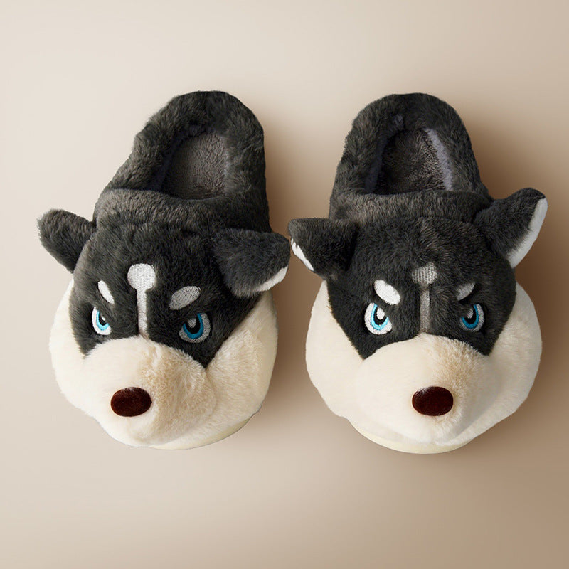 Chaussons d’intérieur en forme de chien – Douceur, confort et style ludique