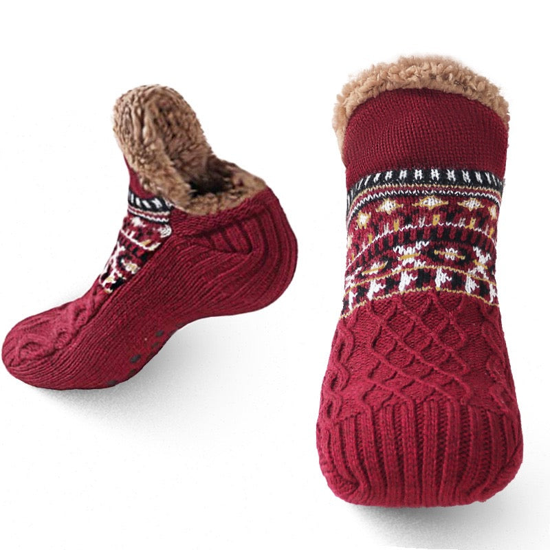 Chaussettes de sol chaudes pour hommes et femmes