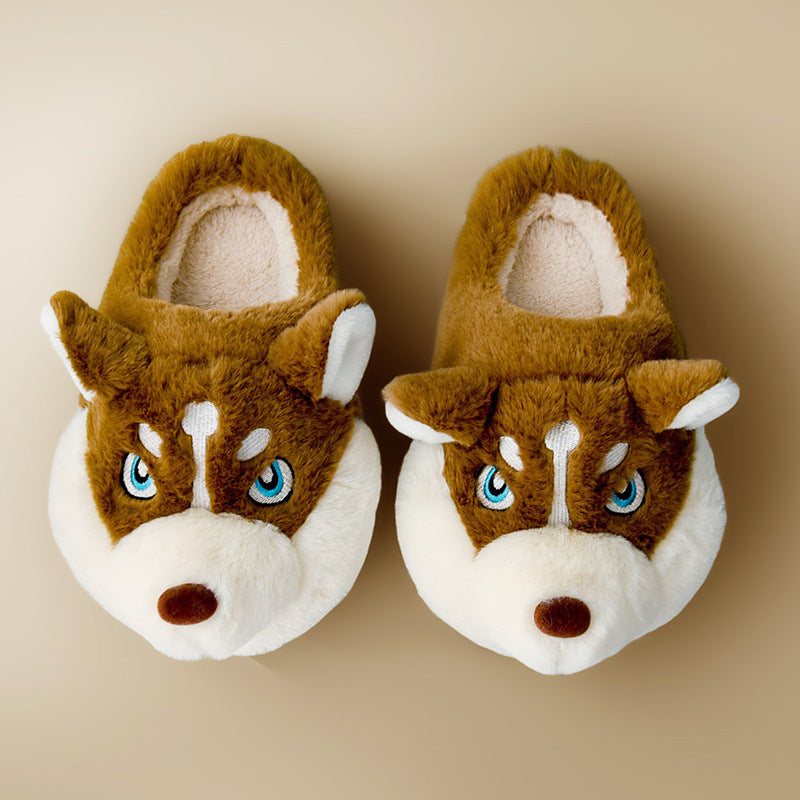 Chaussons d’intérieur en forme de chien – Douceur, confort et style ludique