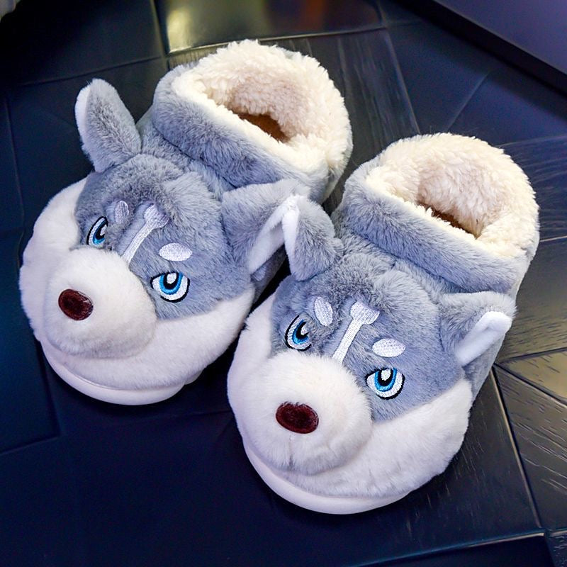 Chaussons d’intérieur en forme de chien – Douceur, confort et style ludique