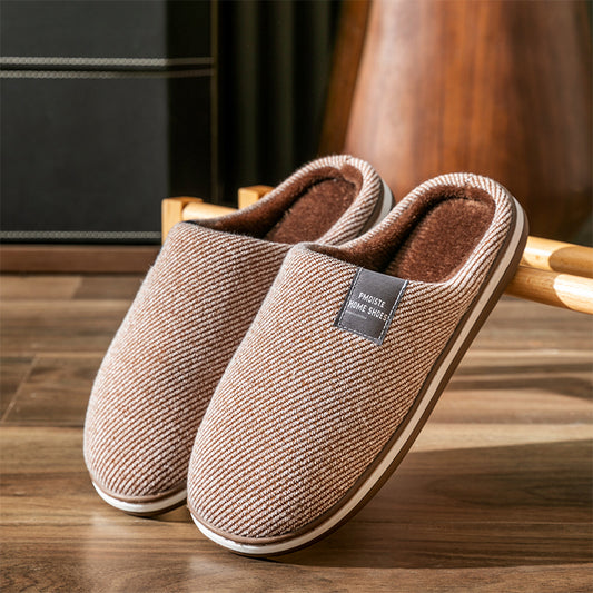 Pantoufles chaudes en coton pour hommes – Confort et style pour l’hiver 2024/2025