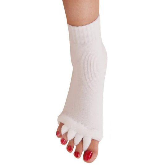 Chaussettes d'alignement des pieds avec séparateurs d'orteils, homme/femme