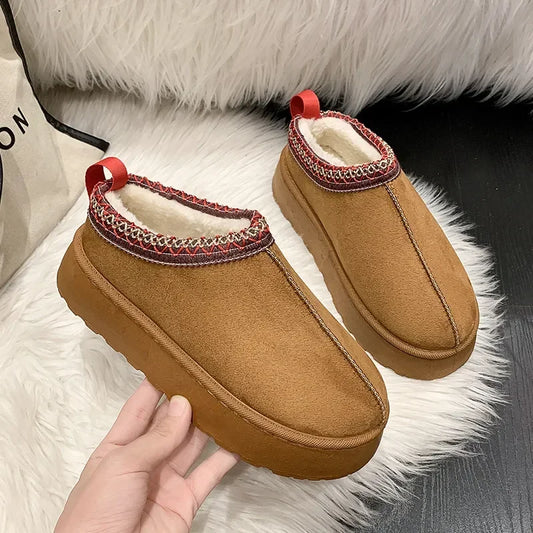 Demi-pantoufle en cachemire pour femme - Nouveauté hiver 2024