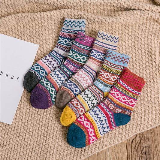 Chaussettes épaisses en laine et cachemire – Collection hiver 2024/2025
