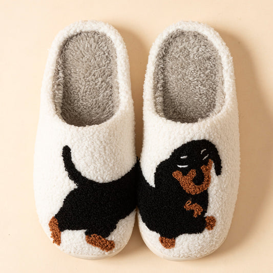 Chaussons teckel adorables – Douceur, confort et fun pour vos pieds
